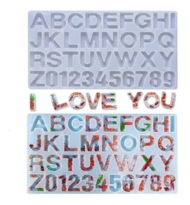 Molde de Silicona Letras Grandes