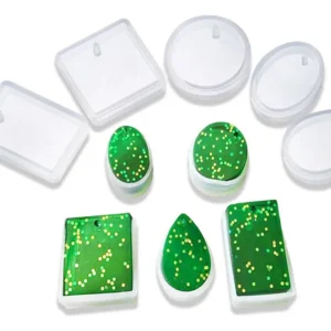 Set Moldes de Silicona Dijes x 20 Piezas