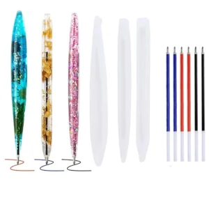 Set de Moldes de Silicona Bolígrafos x 3 + 50 Minas