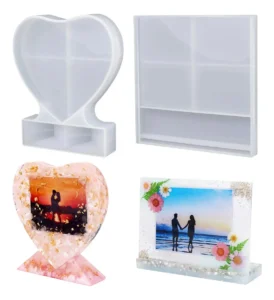 Set Moldes Portaretratos x 2 Corazon - Rectangular