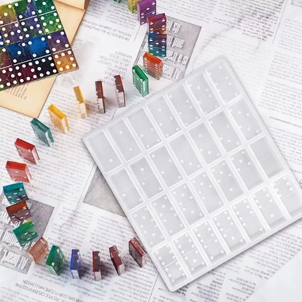 Set Molde Silicona Domino + Caja de Almacenamiento - Imagen 5