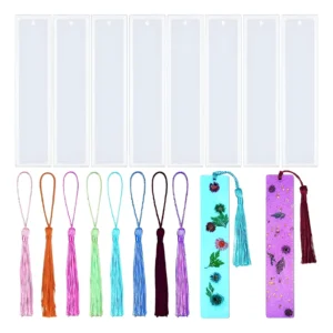 Set de Moldes de Silicona Separadores Marcapáginas