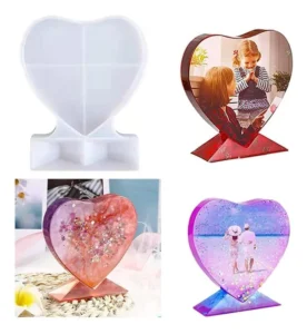 Molde de Silicona Corazón para Resina y Manualidades