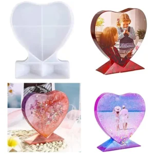 Molde de Silicona Corazón para Resina y Manualidades